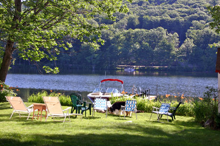Back yard and Lake