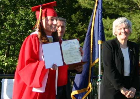 Megan Graduates from Newmarket High School