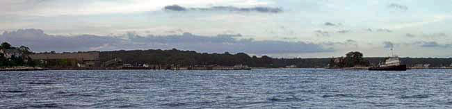 Tilcon Barge Terminal and Andrews Island