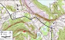 Topo Map One - Northern Section