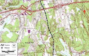 Topo Map Two - Northern Section