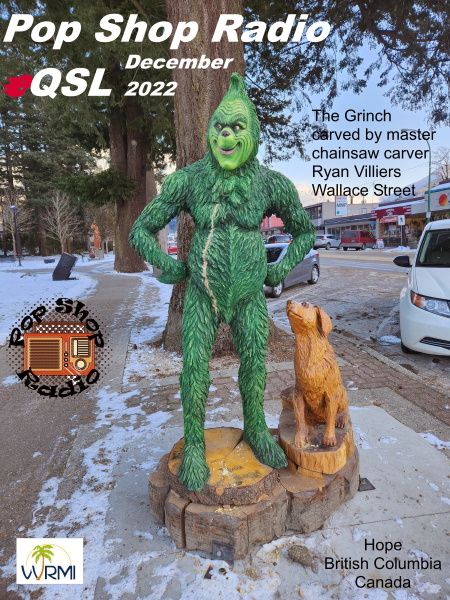 QSL from Pop Shop in British Columbia, Canada