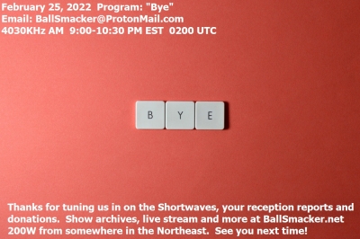 QSL from Ball Smacker