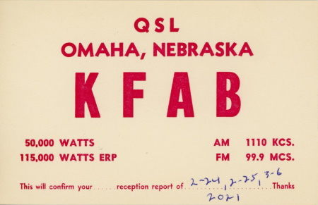 KFAB in Omaha, Nebraska