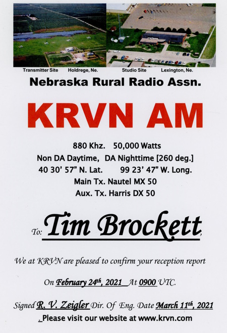 KRVN in Lexington, Nebraska