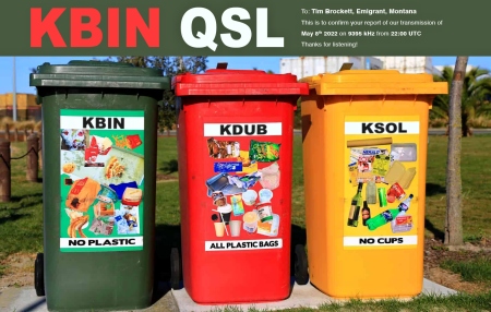 QSL from KBIN on May 7, 2022