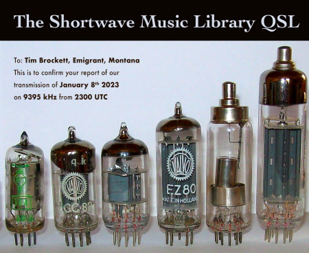 QSL from SW Music Library