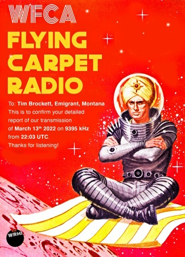 QSL from SW Music Library on September 11, 2022