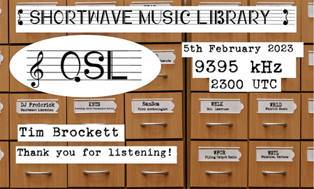 QSL from SW Music Library