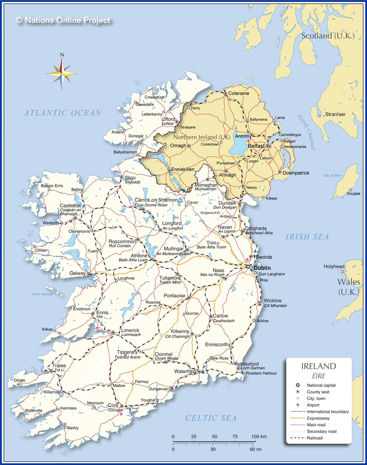 Ireland Map