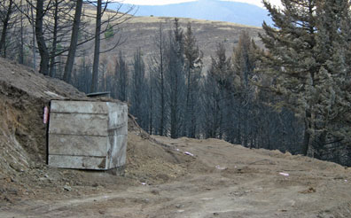 Old Cistern and new driveway