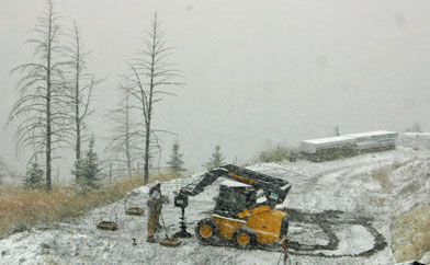 Autumn snow in Montana