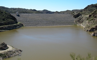 Alamo Lake Earthen Dam