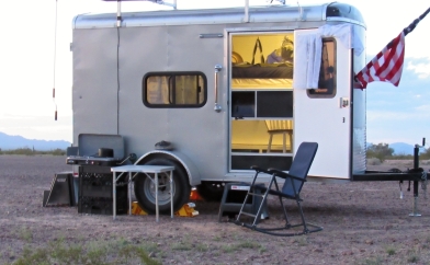 Wind Blown Trailer Home