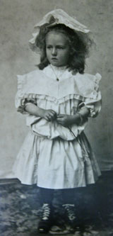 Young girl in 1890