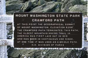Mount Washington - Trail's End