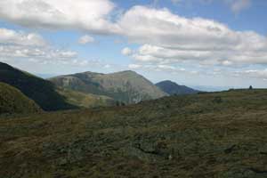 View to the north across a tundra slope
